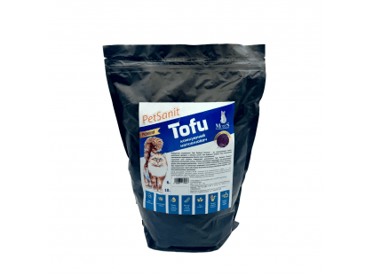 Фото 2 -  наполнители Modes PetSanit Premium Tofu соевый наполнитель для кошачьего туалета ЛАВАНДА