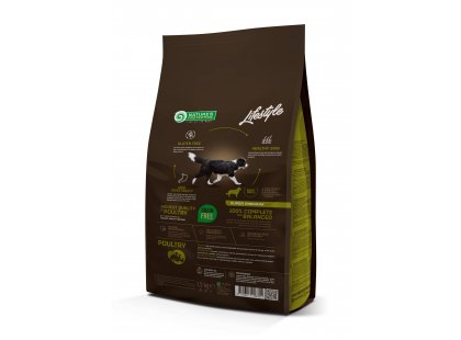 Фото 5 -  сухой корм Natures Protection Lifestyle GRAIN FREE ADULT POULTRY корм для собак всех пород ПТИЦА