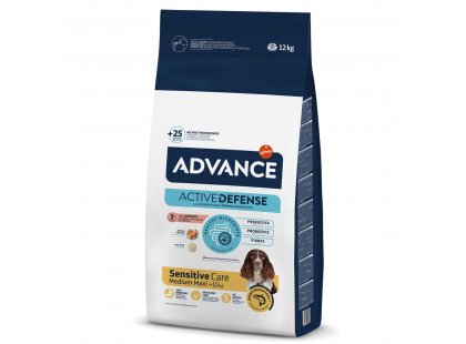 Фото 4 -  сухий корм Advance (Едванс) Dog Sensitive Medium-Maxi Salmon & Rice – корм для дорослих собак, схильних до харчової алергії