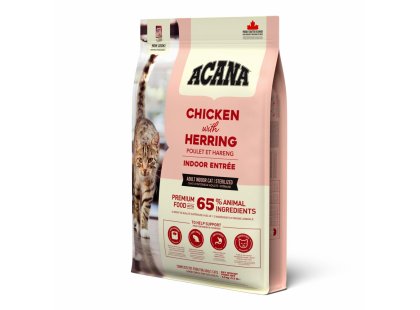 Фото - Acana Indoor Entree Cat корм для кошек, живущих в помещении КУРИЦА, СЕЛЬДЬ сухой корм Acana Indoor Entree Cat корм для кошек, живущих в помещении КУРИЦА, СЕЛЬДЬ
