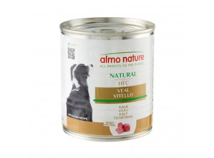 Фото 2 -  влажный корм (консервы) Almo Nature HFC Natural Veal влажный корм для собак ТЕЛЯТИНА
