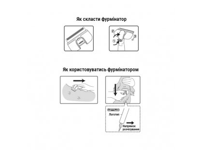 Фото 2 -  фурминаторы, пуходерки DoggyMan BS Undercoat Removal фурминатор для удаления подшерстка у собак и кошек