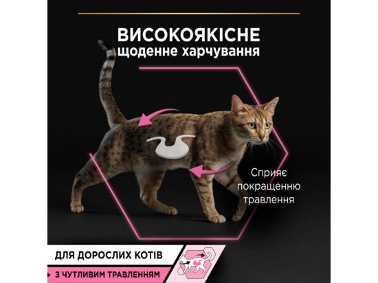 Фото - влажный корм (консервы) Purina Pro Plan (Пурина Про План) Adult Delicate Digestion Fish&Turkey консерва для кошек c чувствительным пищеварением РЫБА и ИНДЕЙКА