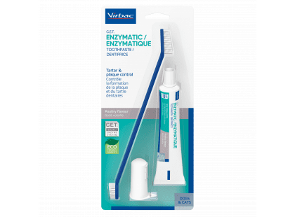 Фото - Virbac Enzymatic набор для чистки зубов собак и кошек для зубов и пасти Virbac Enzymatic набор для чистки зубов собак и кошек