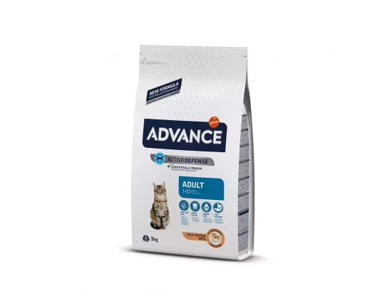 Фото - сухой корм Advance (Эдванс) Cat Chiсken & Rice - корм для кошек в возрасте от 1 года до 10 лет (с курицей и рисом)