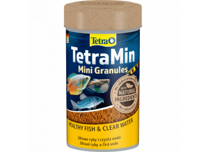 Фото - Tetra TETRAMIN MINI GRANULES корм для маленьких видов рыб, гранулы корм для рыб Tetra TETRAMIN MINI GRANULES корм для маленьких видов рыб, гранулы