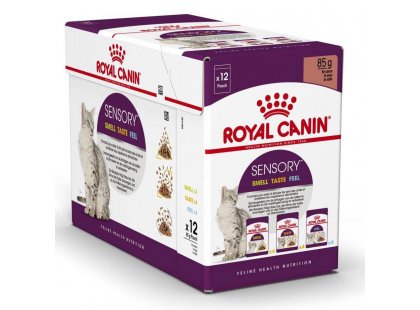 Фото - влажный корм (консервы) Royal Canin SENSORY MULTIPACK GRAVY консервы для привередливых кошек НАБОР