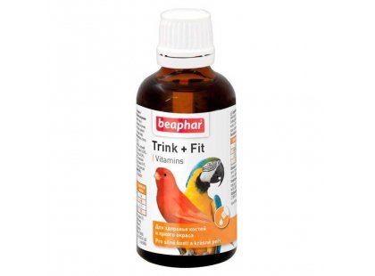 Фото - Beaphar Trink + Fit Birds вітаміни для здоров'я кісток та яскравого забарвлення пір'я птахів вітаміни та мінерали Beaphar Trink + Fit Birds вітаміни для здоров'я кісток та яскравого забарвлення пір'я птахів
