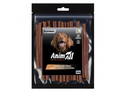 Фото 2 -  лакомства AnimAll Platinum лакомство для собак МЯСНЫЕ ПАЛОЧКИ С КУРИЦЕЙ