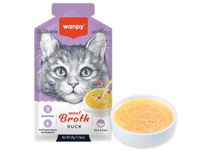 Фото - Wanpy Meat Broths Duck суп для кошек УТКА влажный корм (консервы) Wanpy Meat Broths Duck суп для кошек УТКА