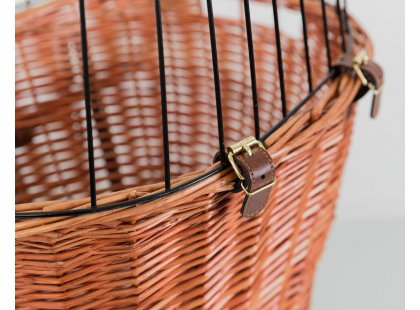 Фото 6 -  велоаксессуары Trixie Bicycle Basket - Корзина с сеткой для крепления на руле велосипеда (2806)