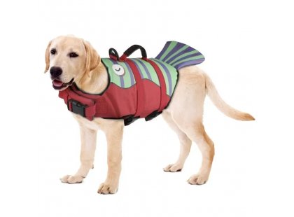 Фото - Fovis Derby Fish Design рятувальний жилет для собак, червоний рятувальні жилети Fovis Derby Fish Design рятувальний жилет для собак, червоний