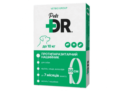 Фото - Dr.Pets (Доктор Петс) Ошейник от блох и клещей для собак малых пород от блох и клещей Dr.Pets (Доктор Петс) Ошейник от блох и клещей для собак малых пород