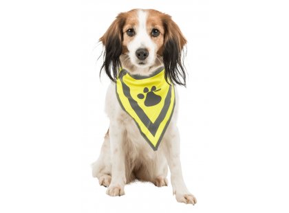 Фото 4 -  одежда Trixie Светоотражающая бандана для собак