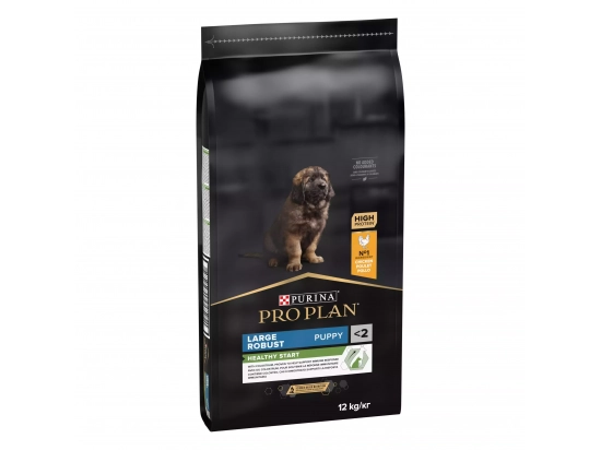 Фото - сухий корм Purina Pro Plan (Пуріна Про План) Puppy Large Robust Chicken сухий корм для цуценят великих порід масивної статури КУРКА