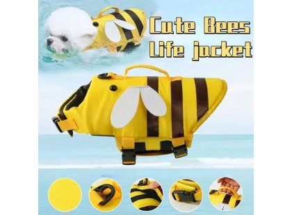 Фото 3 -  рятувальні жилети Fovis Derby Bee Design Dog Life Vest рятувальний жилет для собак
