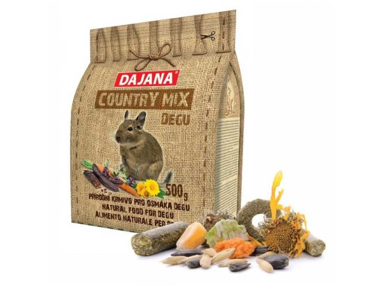 Фото - корм для гризунів Dajana Country Mix Degu повнораціонний корм для дегу