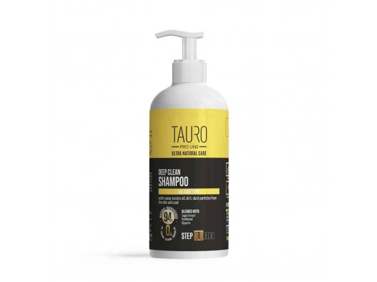 Фото - повсякденна косметика Tauro (Тауро) Pro Line Ultra Natural Care Deep Clean Shampoo шампунь для глибокого очищення шкіри та шерсті собак та кішок