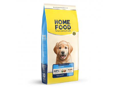 Фото 2 -  сухий корм Home Food (Хоум Фуд) Puppy Medium-Maxi Trout with Rice гіпоалергенний корм для цуценят середніх та великих порід ФОРЕЛЬ і РИС