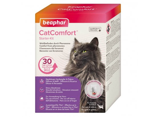 Фото - Beaphar CatComfort антистрес для кішок, заспокійливий засіб з феромонами седативні препарати (заспокійливі) Beaphar CatComfort антистрес для кішок, заспокійливий засіб з феромонами