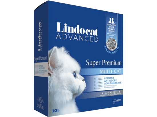 Фото - наповнювачі Lindocat SUPER PREMIUM MULTI-CAT бентонітовий наповнювач для котів без запаху