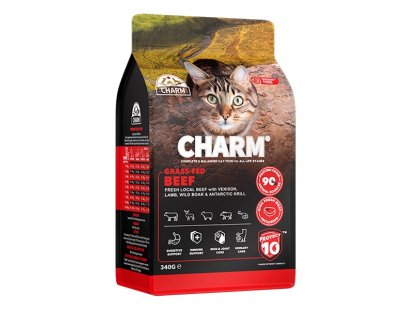 Фото - Charm Grain-Free Grass-Fed Beef сухий беззерновий корм для котів ЯЛОВИЧИНА сухий корм Charm Grain-Free Grass-Fed Beef сухий беззерновий корм для котів ЯЛОВИЧИНА