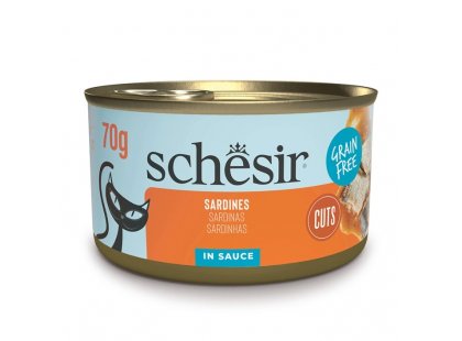 Фото - Schesir Grill Sardine sauce консервы для кошек САРДИНА в соусе влажный корм (консервы) Schesir Grill Sardine sauce консервы для кошек САРДИНА в соусе