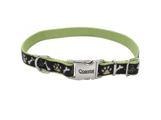 Фото - Coastal (Костал) Pet Attire Ribbon ошейник для собак, КОРИЧНЕВЫЕ ЛАПКИ амуниция Coastal (Костал) Pet Attire Ribbon ошейник для собак, КОРИЧНЕВЫЕ ЛАПКИ