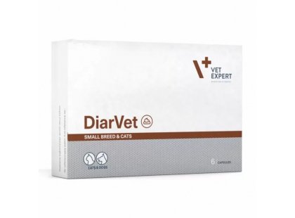 Фото - VetExpert (ВетЭксперт) DiarVet Small Breed & Cats таблетки от диареи для кошек и маленьких собак для желудочно-кишечного тракта (ЖКТ) VetExpert (ВетЭксперт) DiarVet Small Breed & Cats таблетки от диареи для кошек и маленьких собак