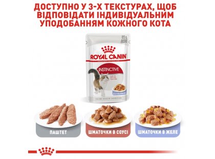 Фото 10 -  влажный корм (консервы) Royal Canin INSTINCTIVE in JELLY консервы для кошек
