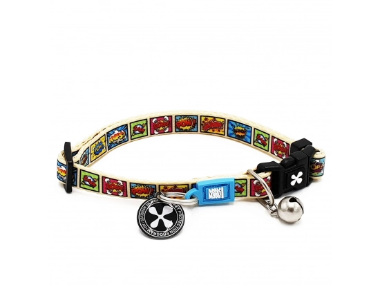 Фото - шлейки, нашийники Max & Molly Urban Pets Smart ID Cat Collar нашийник для котів Comic