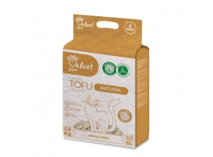 Фото - Velvet Paw Tofu Natural гороховый наполнитель для кошек БЕЗ АРОМАТА наполнители Velvet Paw Tofu Natural гороховый наполнитель для кошек БЕЗ АРОМАТА