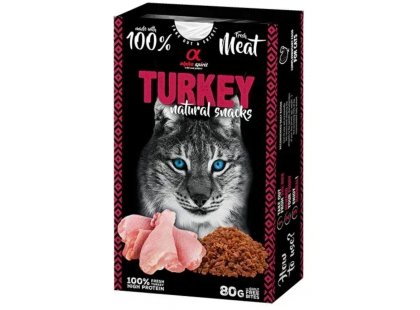 Фото - Alpha Spirit Natural Snacks Turkey ласощі для котів ІНДИЧКА ласощі Alpha Spirit Natural Snacks Turkey ласощі для котів ІНДИЧКА