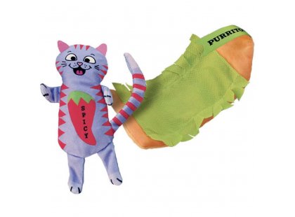 Фото 2 -  игрушки Kong Pull-A-Partz Purrito игрушка для кошек с кошачьей мятой ПУРИТТО