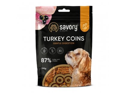 Фото - Savory Puppy Coins With Turkey лакомство джерки для щенков МОНЕТКИ С ИНДЕЙКОЙ лакомства Savory Puppy Coins With Turkey лакомство джерки для щенков МОНЕТКИ С ИНДЕЙКОЙ