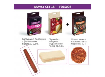 Фото 2 -  лакомства Mavsy Freeze dried+ Refined jerky набор лакомств для собак №18