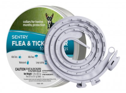 Фото 3 -  від бліх та кліщів Sentry (Сентрі) FLEA & TICK SMALL (ВІД БЛОХ І КЛІЩІВ МАЛІ ПОРОДИ) нашийник для собак