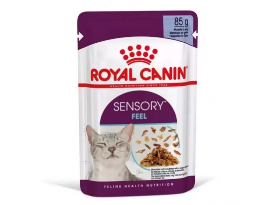 Фото - вологий корм (консерви) Royal Canin SENSORY FEEL JELLY консерви для вибагливих кішок