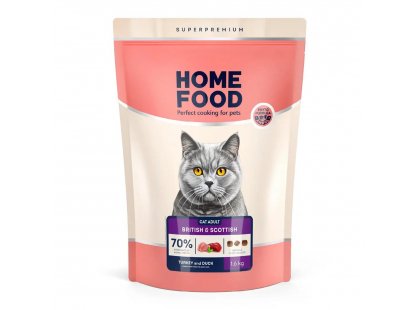 Фото - Home Food (Хоум Фуд) Cat Adult Turkey & Duck корм для кошек британских и шотландских пород ИНДЕЙКА и УТКА сухой корм Home Food (Хоум Фуд) Cat Adult Turkey & Duck корм для кошек британских и шотландских пород ИНДЕЙКА и УТКА