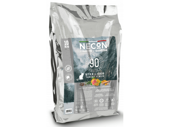 Фото - сухий корм Necon Natural Wellness Sterilized Turkey & Rice сухий корм для стерилізованих котів ІНДИЧКА І РИС