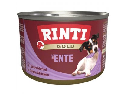 Фото - Rinti Gold mit Ente беззерновой влажный корм для собак УТКА влажный корм (консервы) Rinti Gold mit Ente беззерновой влажный корм для собак УТКА