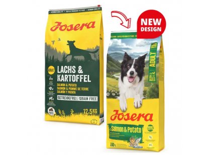 Фото - Josera Salmon & Potato (Lachs & Kartoffel) сухий беззерновий корм для собак ЛОСОСЬ І КАРТОПЛЯ сухий корм Josera Salmon & Potato (Lachs & Kartoffel) сухий беззерновий корм для собак ЛОСОСЬ І КАРТОПЛЯ