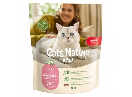 Фото - Mera Nurture Adult Salmon сухой корм для кошек ЛОСОСЬ сухой корм Mera Nurture Adult Salmon сухой корм для кошек ЛОСОСЬ