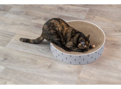 Фото 4 -  когтеточки, с домиками Trixie LILLY когтеточка - лежак для кошек, сиреневый (48014)