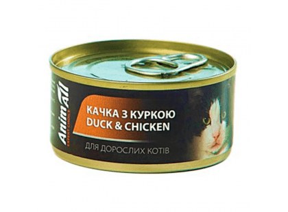 Фото - AnimAll Duck & Chicken вологий корм для котів КАЧКА та КУРКА вологий корм (консерви) AnimAll Duck & Chicken вологий корм для котів КАЧКА та КУРКА