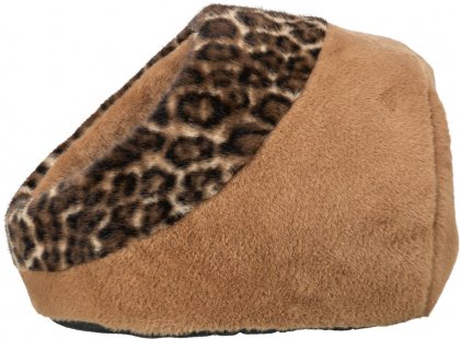 Фото 2 -  лежаки, матрасы, коврики и домики Trixie Cave Leo домик для кошек и собак, светло-коричневый