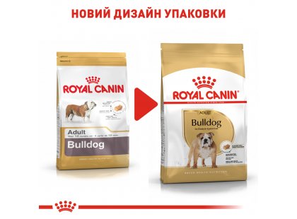 Фото 2 -  сухий корм Royal Canin BULLDOG ADULT (АНГЛІЙСЬКИЙ БУЛЬДОГ ЕДАЛТ) корм для собак від 12 місяців