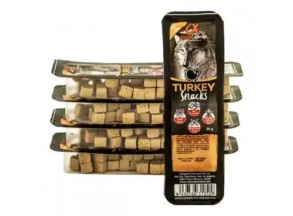 Фото - ласощі Alpha Spirit CAT SNACKS TURKEY напіввологі ласощі для котів, кубики ІНДИЧКА