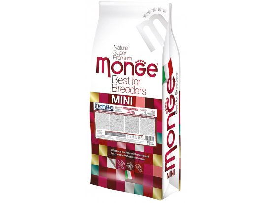 Фото - сухий корм Monge Dog Monoprotein Adult Mini Lamb, Rice & Potatoes сухий монопротеїновий корм для дорослих собак дрібних порід ЯГНЯ, РИС та КАРТОПЛЯ