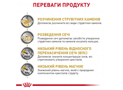 Фото 4 -  ветеринарні корми Royal Canin URINARY S/O LP34 (УРІНАРІ) сухий лікувальний корм для котів від 1 року